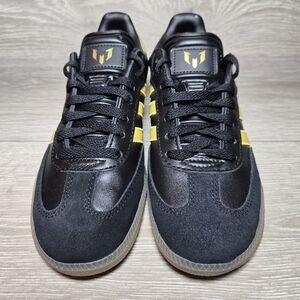 Adidas Originals Samba Messi Black Gold JH5641 GS Size 6 Youth / 7 Women NEW